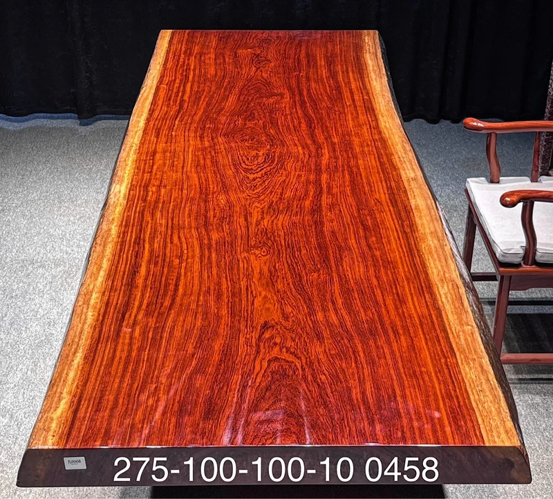 Natural Beauty Bubinga Wood Slab Table