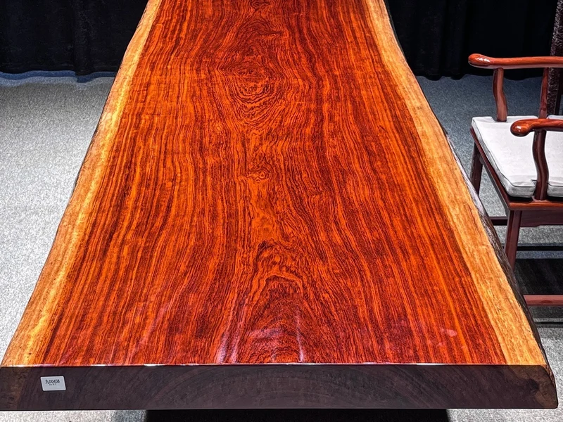 Natural Beauty Bubinga Wood Slab Table