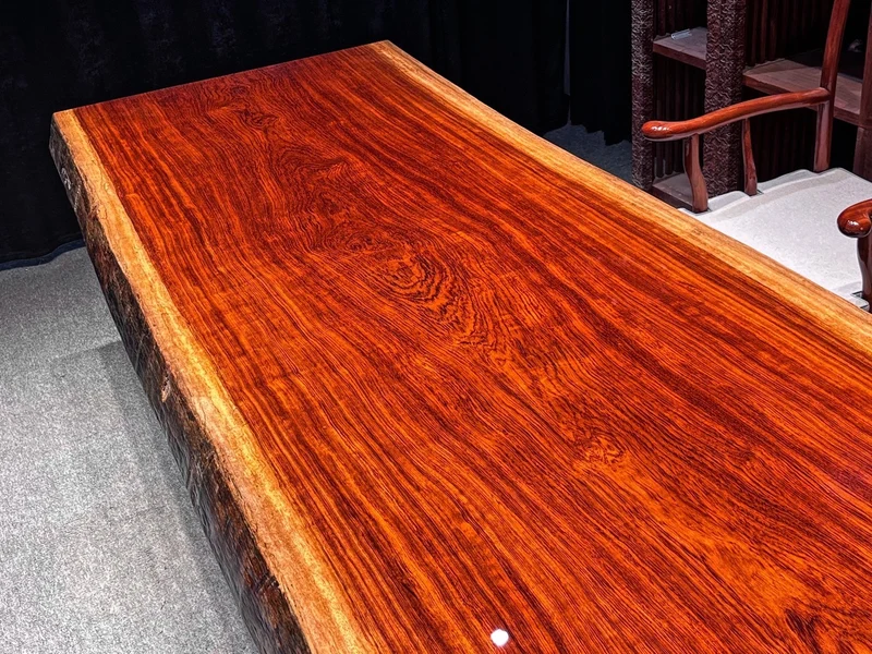 Natural Beauty Bubinga Wood Slab Table