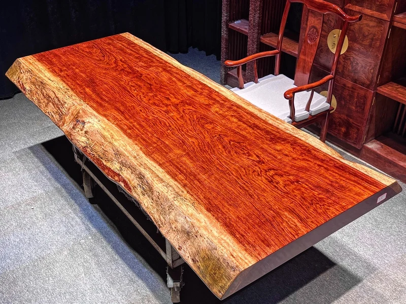Noble Live Edge Bubinga Dining Table