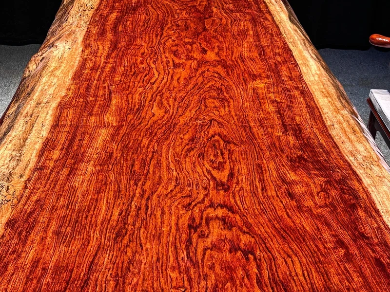 Noble Live Edge Bubinga Dining Table