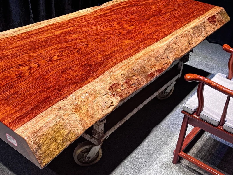 Noble Live Edge Bubinga Dining Table