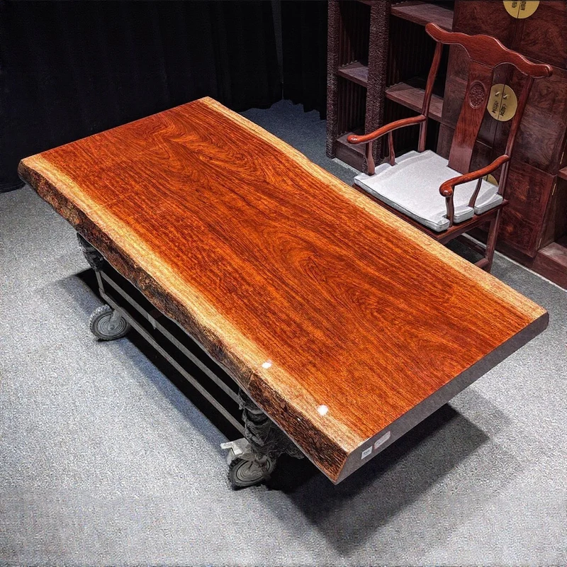 Eclipse One Piece Bubinga Wood Table