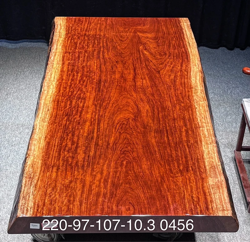 Eclipse One Piece Bubinga Wood Table