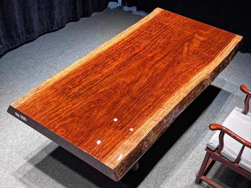 Eclipse One Piece Bubinga Wood Table