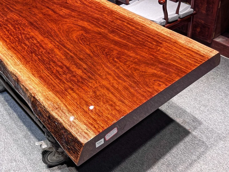 Eclipse One Piece Bubinga Wood Table