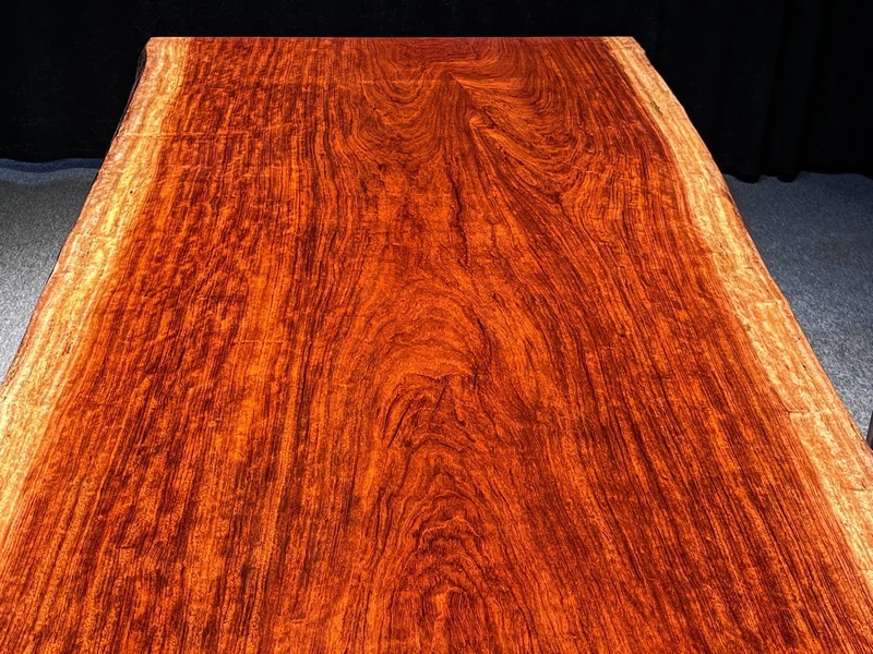 Eclipse One Piece Bubinga Wood Table