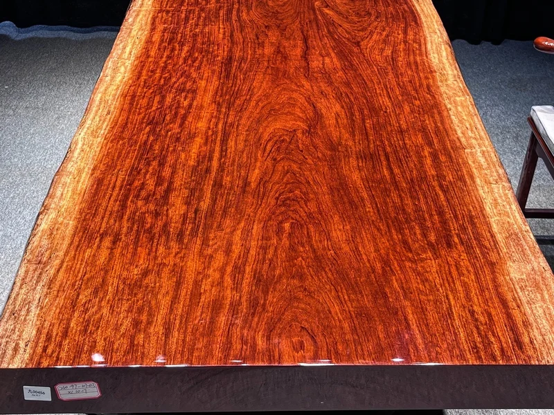 Eclipse One Piece Bubinga Wood Table
