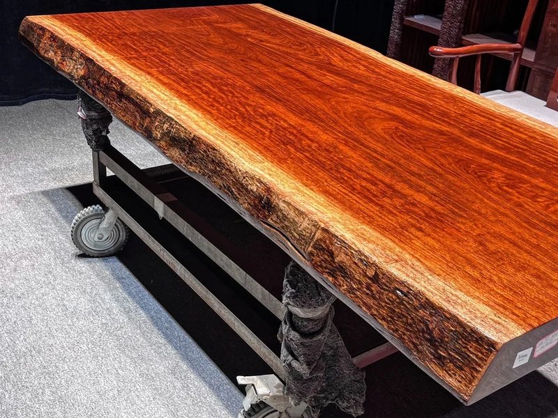 Eclipse One Piece Bubinga Wood Table