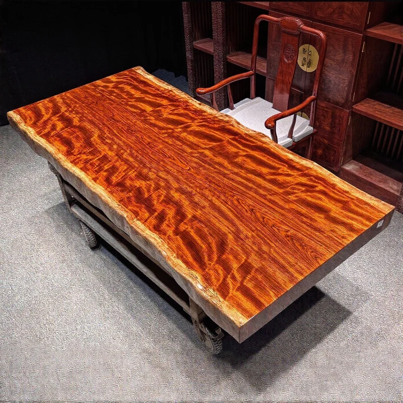 Blaze Bubinga Wood Slab