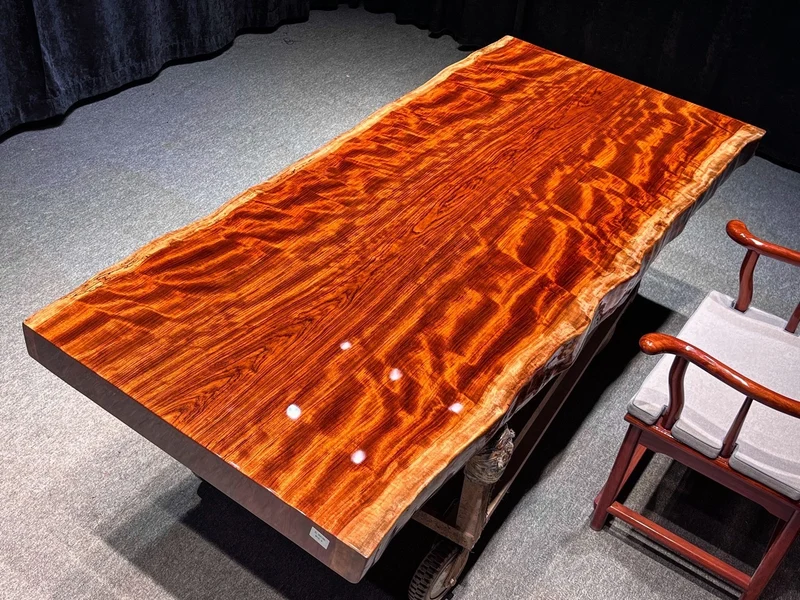 Blaze Bubinga Wood Slab