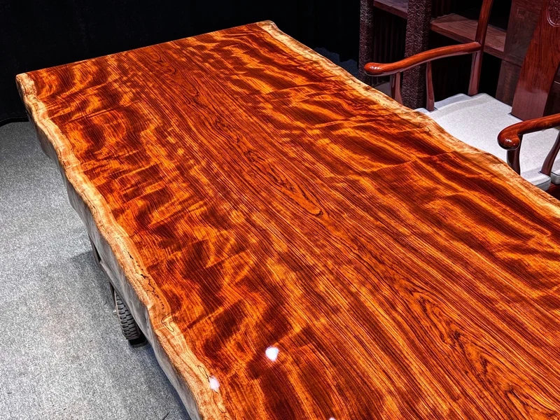 Blaze Bubinga Wood Slab