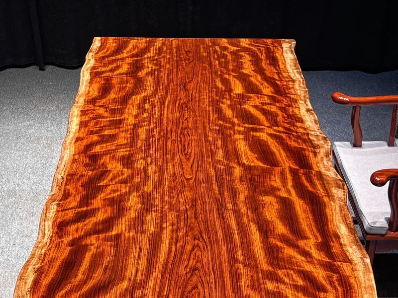 Blaze Bubinga Wood Slab