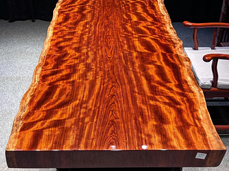 Blaze Bubinga Wood Slab