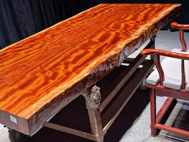 Blaze Bubinga Wood Slab