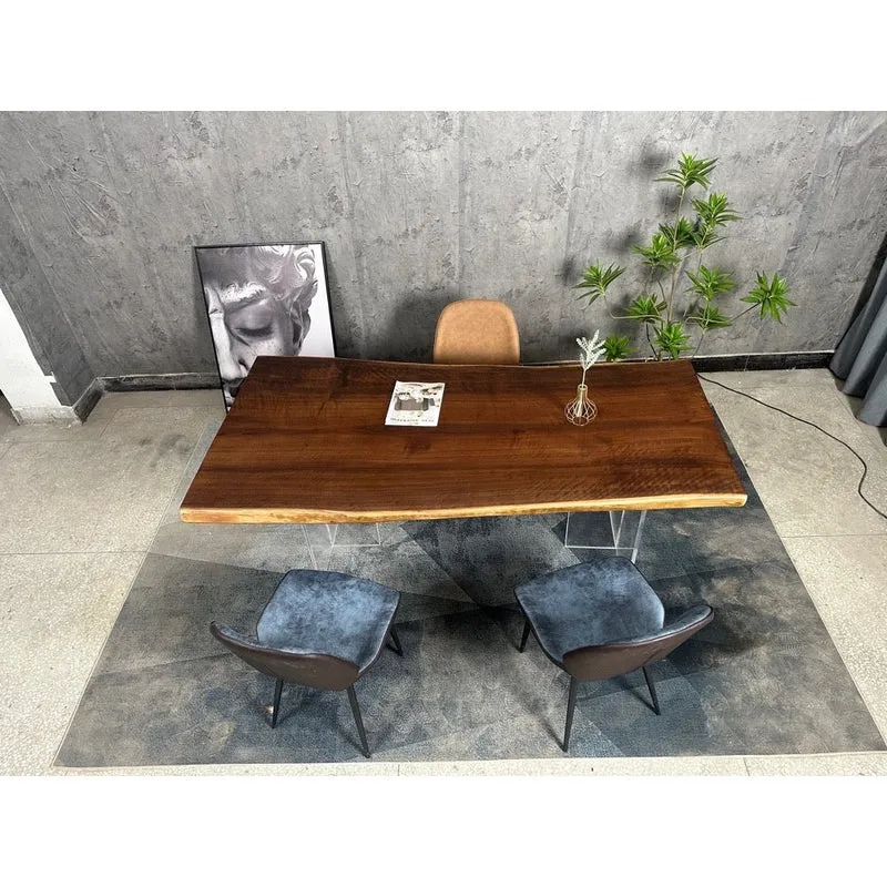 Live Edge Black American Walnut Wood Slab