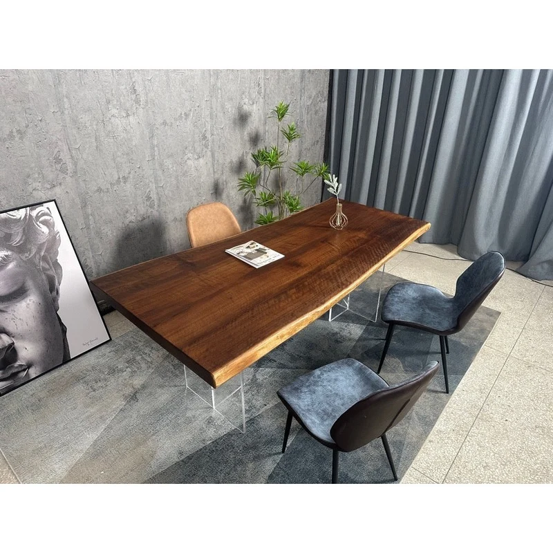 Live Edge Black American Walnut Wood Slab
