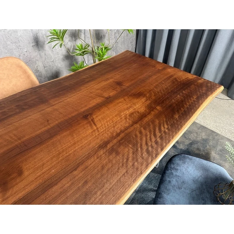 Live Edge Black American Walnut Wood Slab