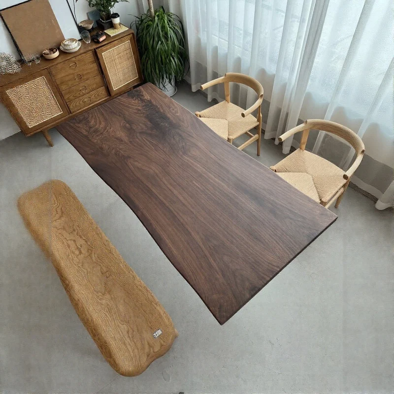 Heritage Black American Walnut Slab Table