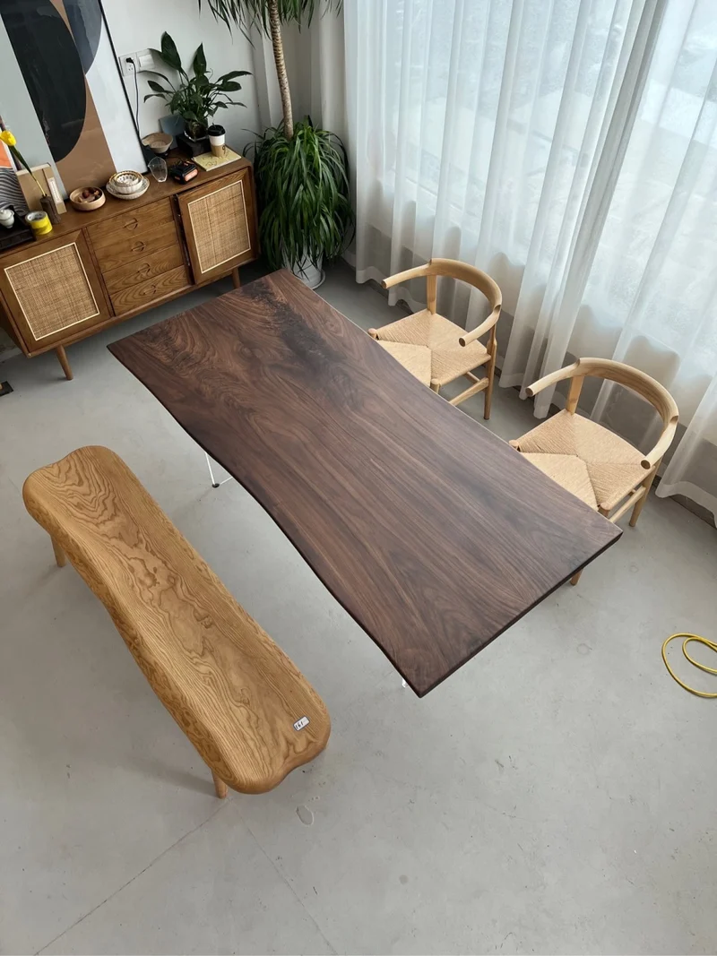 Heritage Black American Walnut Slab Table