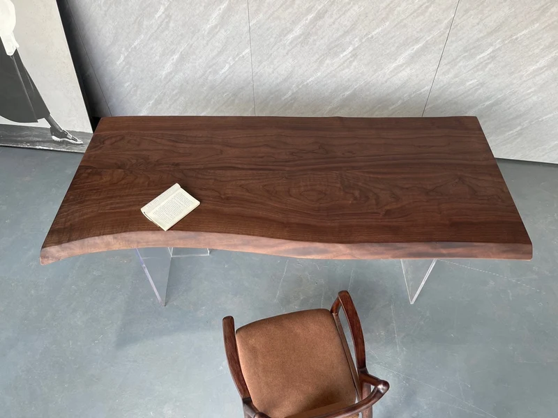 Bespoke Black Walnut Slab Table