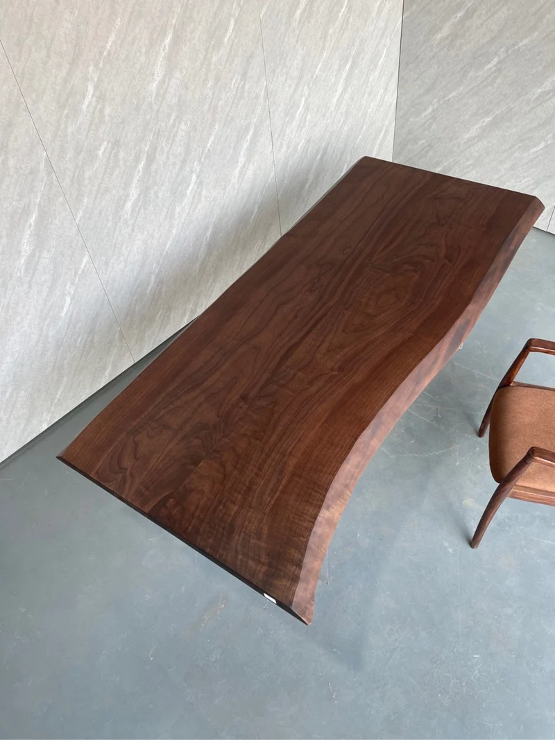 Bespoke Black Walnut Slab Table