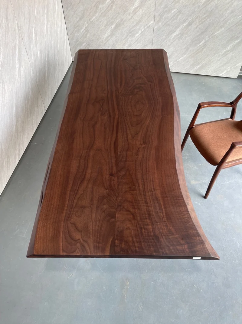 Bespoke Black Walnut Slab Table