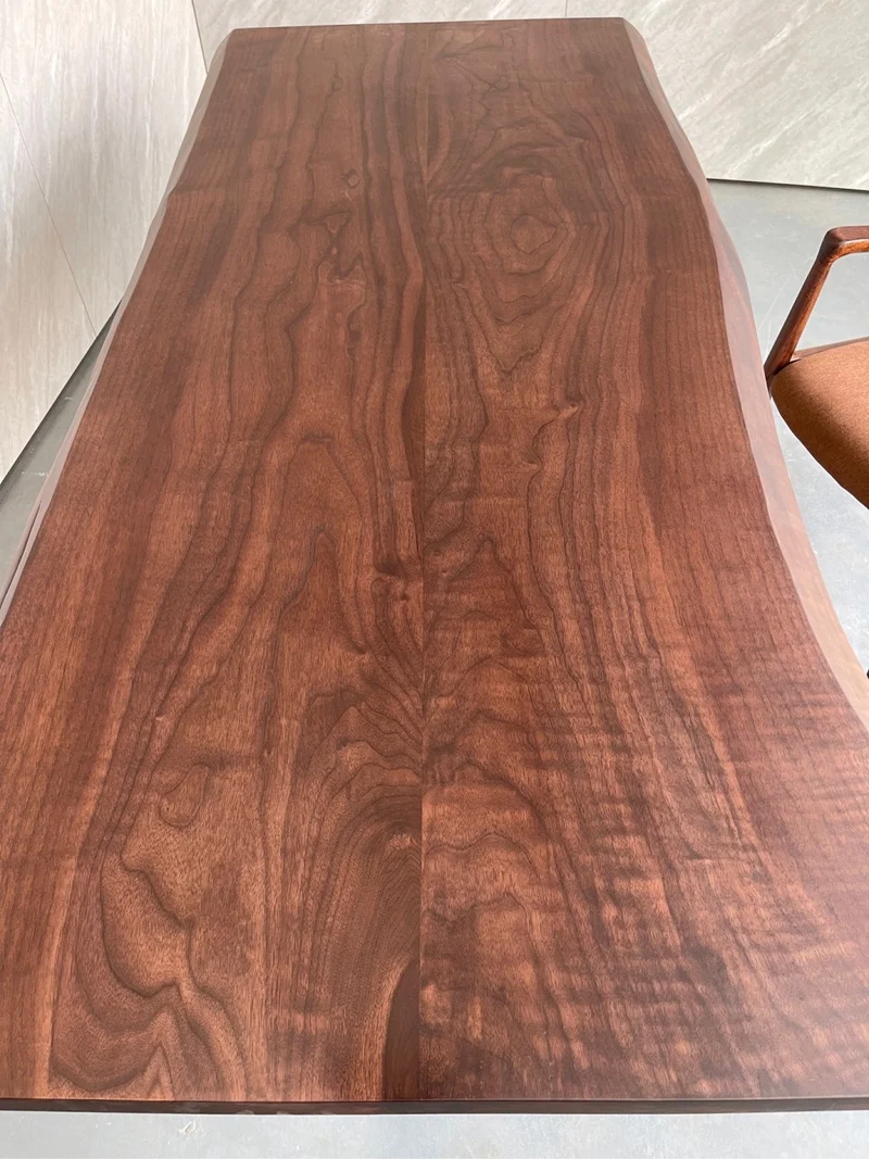 Bespoke Black Walnut Slab Table