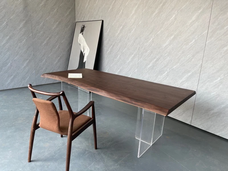 Bespoke Black Walnut Slab Table