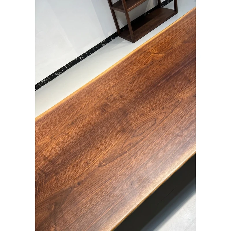 Exotic Walnut Wood Slab Table