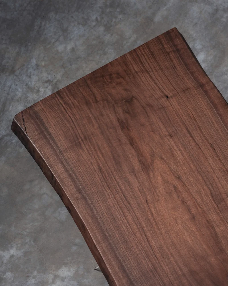 Echo Walnut Wood Slab Table