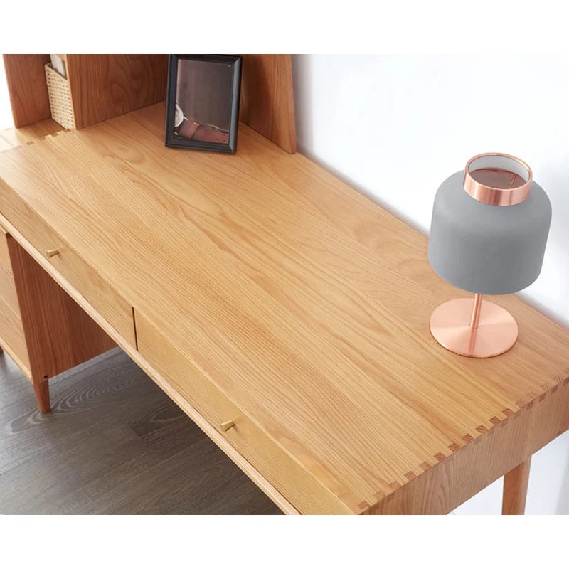 Utility Station Multi-Purpose White Oak Wood Desk