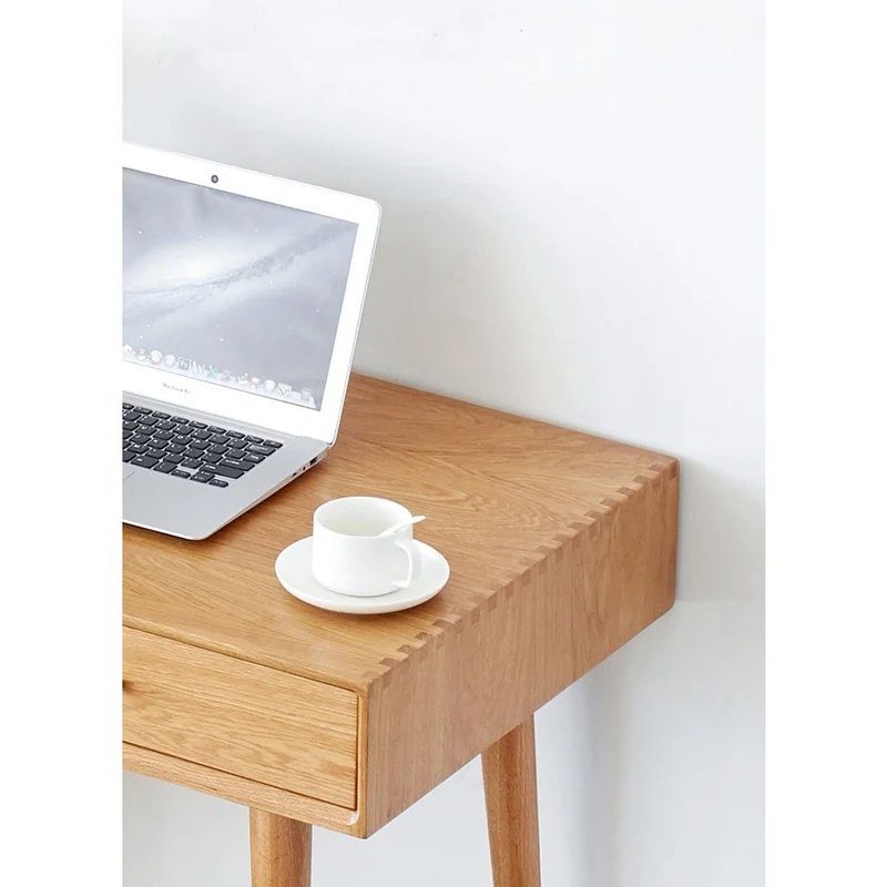 Utility Station Multi-Purpose White Oak Wood Desk