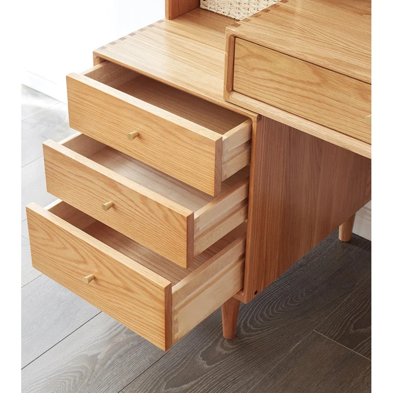 Utility Station Multi-Purpose White Oak Wood Desk