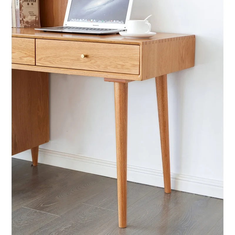Utility Station Multi-Purpose White Oak Wood Desk