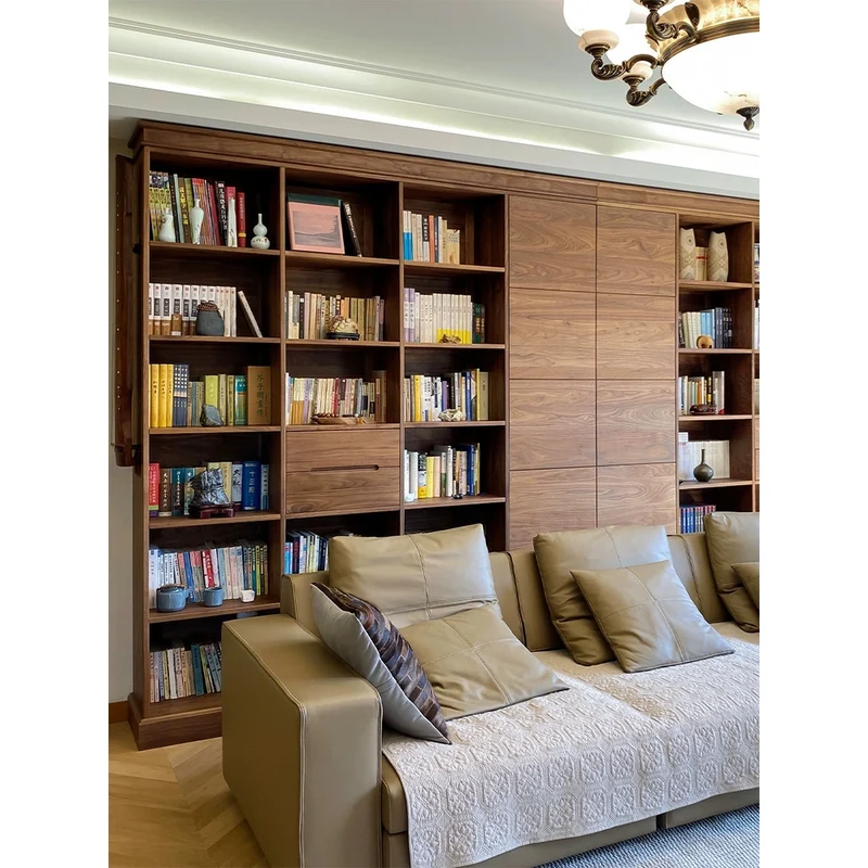 Haven Custom Big Walnut Bookcase