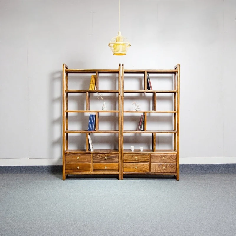 Aetherial Open Style Layers Solid Wood Bookcase