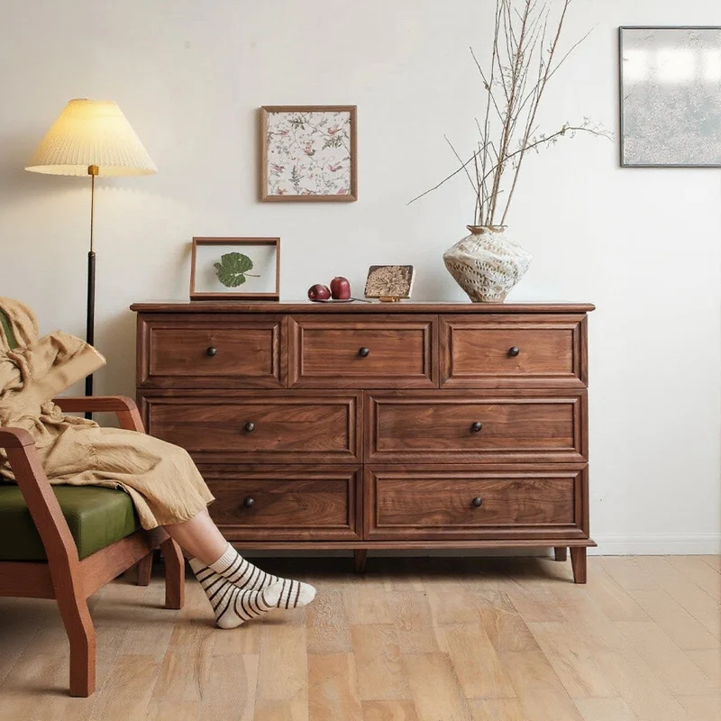 Solid Black Walnut Wood Serenity Chest