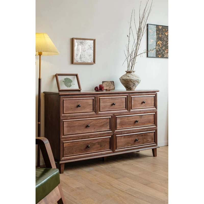 Solid Black Walnut Wood Serenity Chest