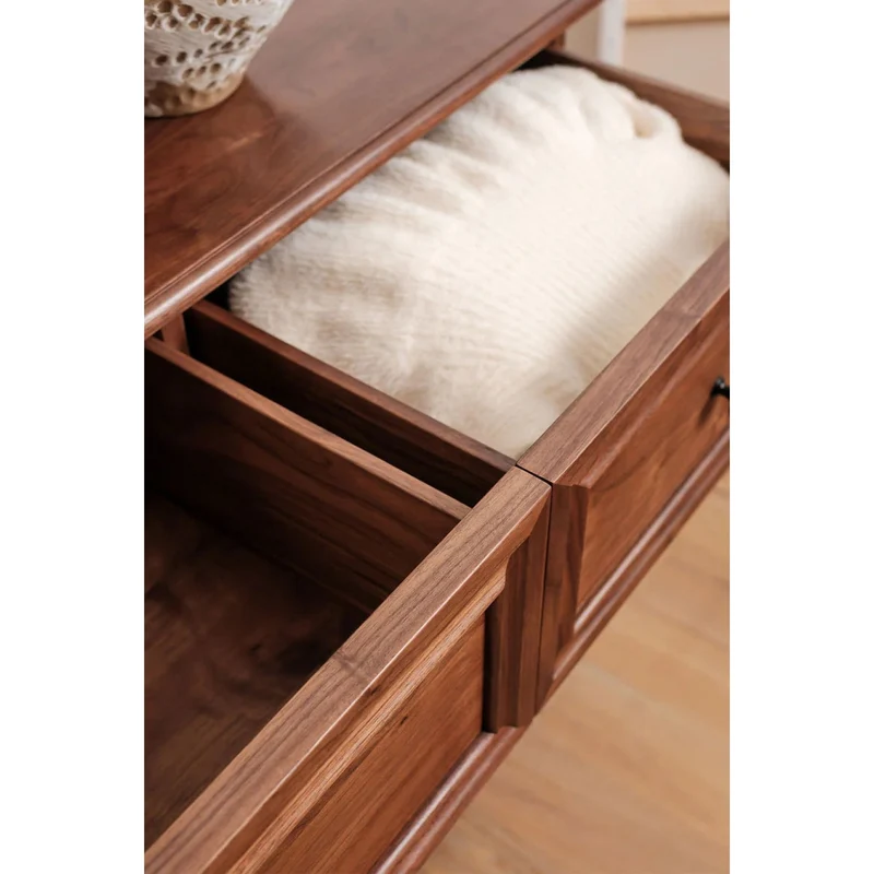 Solid Black Walnut Wood Serenity Chest