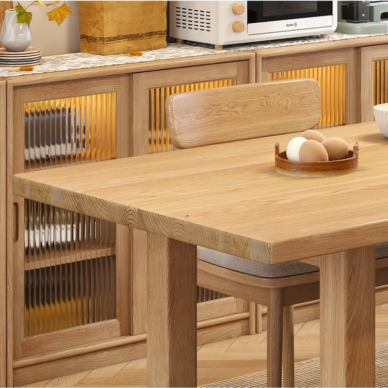 Heritage Solid Oak Wood Dining Table