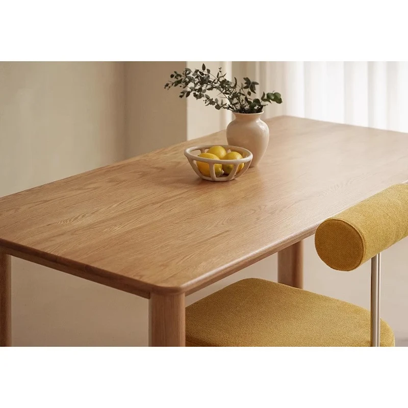 Vivid Modern Solid Oak Wood Table