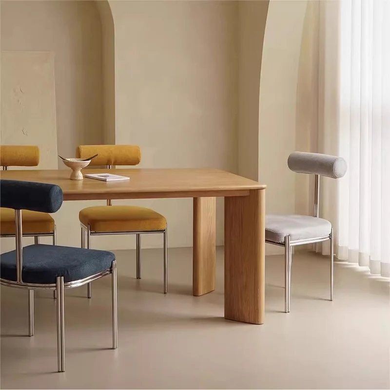 Vivid Modern Solid Oak Wood Table