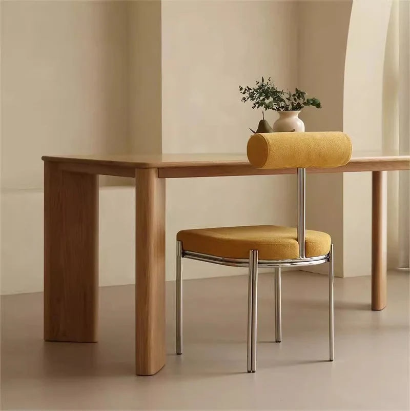 Vivid Modern Solid Oak Wood Table