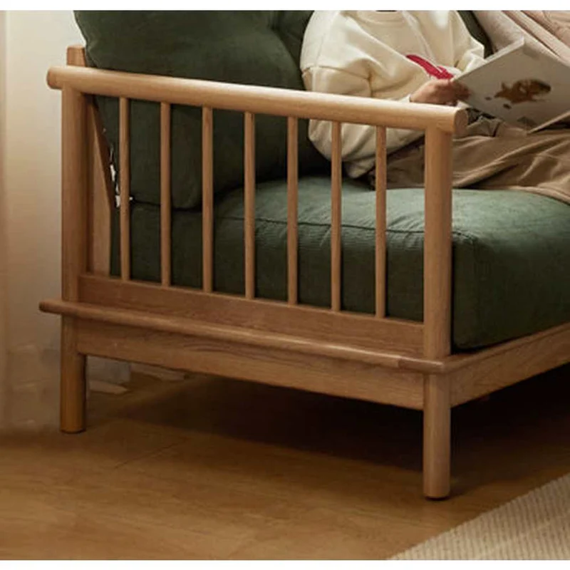 Seraph Solid Oak Wood Sofa