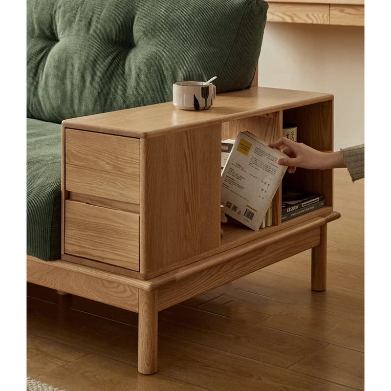 Seraph Solid Oak Wood Sofa