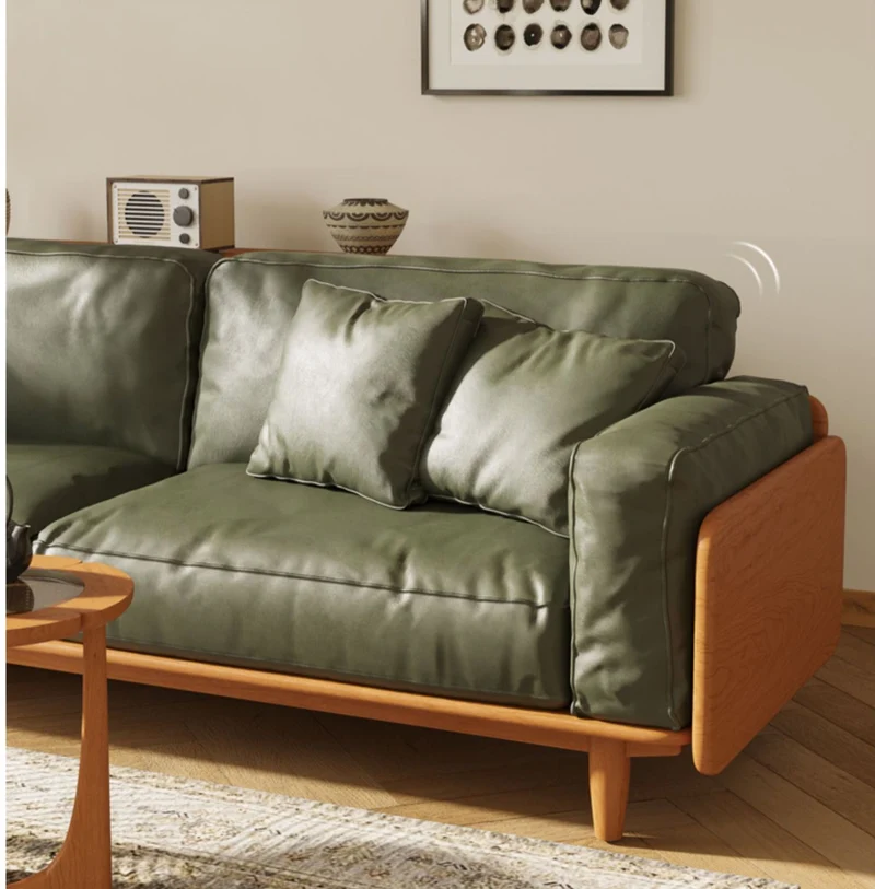 Urban Chic Cherry Wood Sofa
