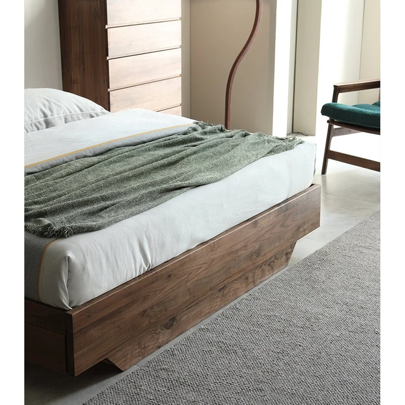 Sierra Big Hydraulic Bed Made of Black Walnut Wood