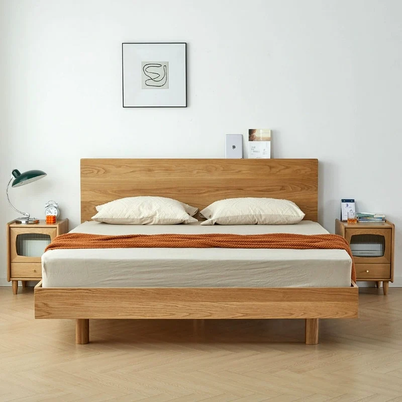 Atlas Loft King Size Solid Oak Wood Bed Frame
