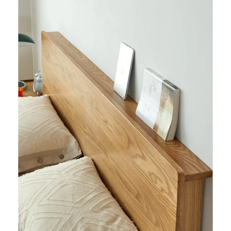 Atlas Loft King Size Solid Oak Wood Bed Frame